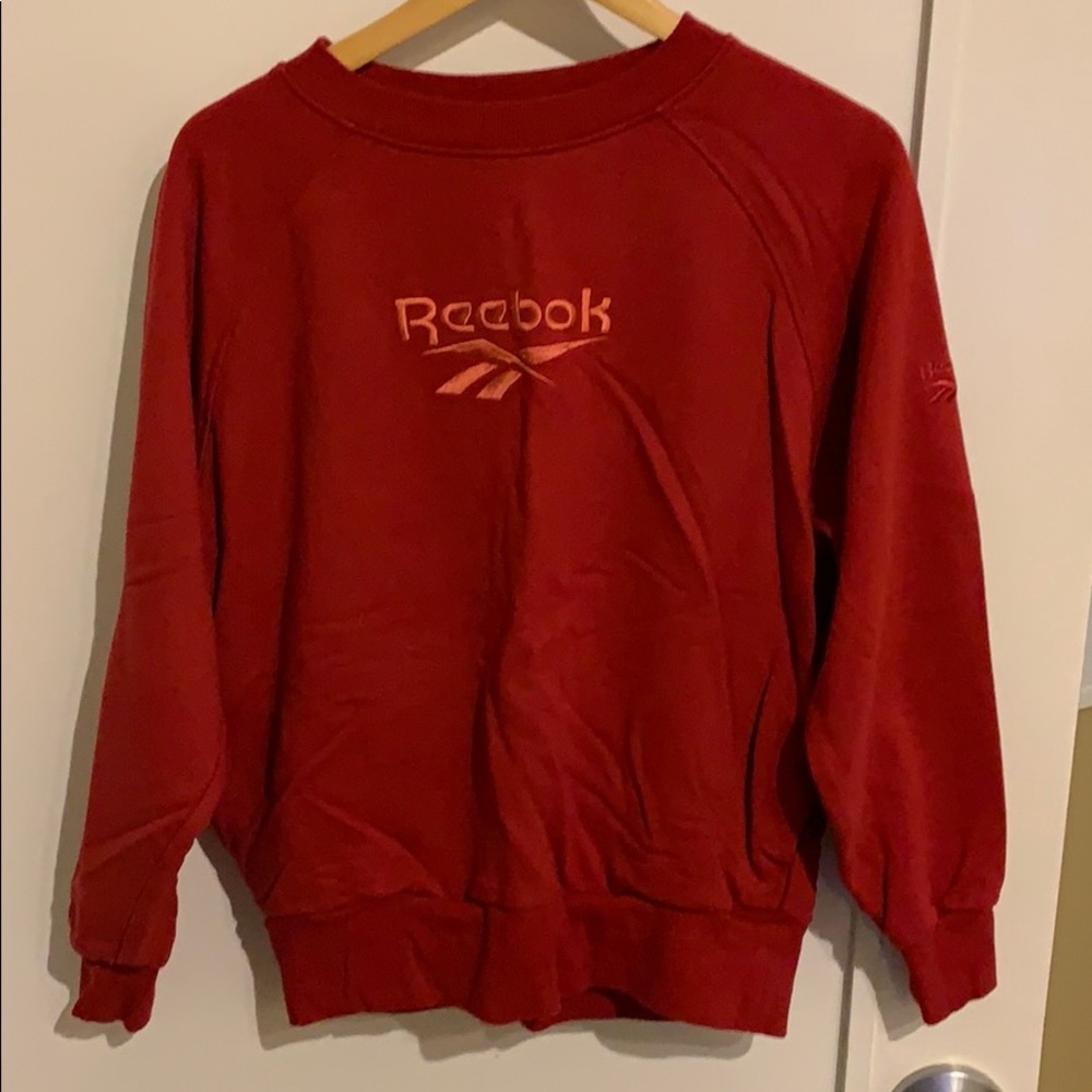 Reebok classic red vector sweatshirt Size S